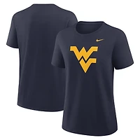 Women's Nike Navy West Virginia Mountaineers Primary Logo T-Shirt