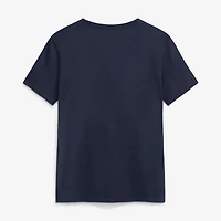 Women's Nike Navy West Virginia Mountaineers Script Mantra Logo T-Shirt