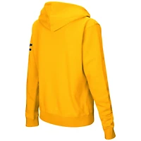 Sweat à capuche entièrement zippé Stadium Athletic Gold West Virginia Mountaineers pour femme