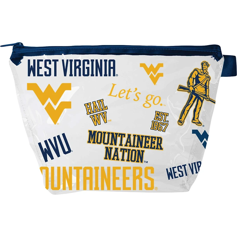 Pochette à maquillage West Virginia Mountaineers Medley pour femmes