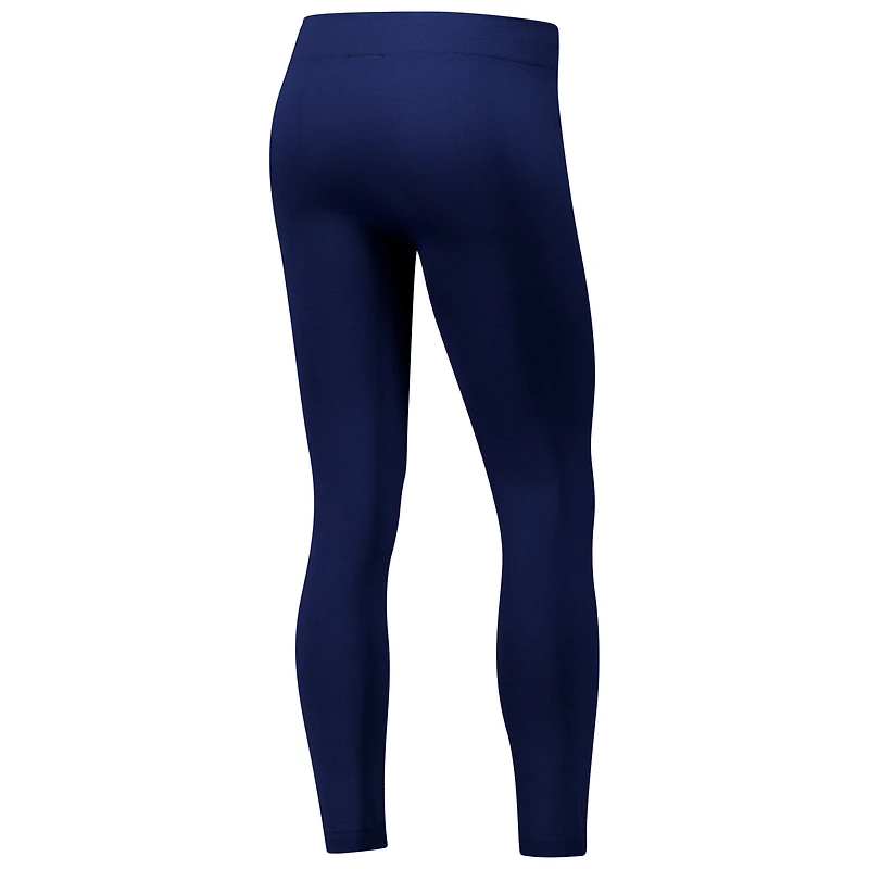 Women's ZooZatz Navy West Virginia Mountaineers Fleece Leggings