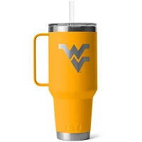 Tasse à paille Rambler YETI West Virginia Mountaineers (1,27 l)
