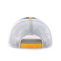 Youth '47 Navy/Gold West Virginia Mountaineers Super Stripe Hitch Adjustable Trucker Hat
