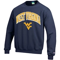 Youth Champion Navy West Virginia Mountaineers Powerblend Fleece Sweatshirt