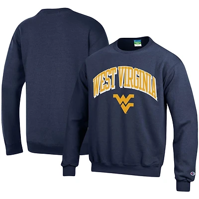 Youth Champion Navy West Virginia Mountaineers Powerblend Fleece Sweatshirt