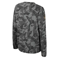 Youth Colosseum Camo West Virginia Mountaineers OHT Military Appreciation Dark Star Long Sleeve T-Shirt