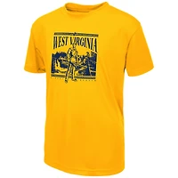Youth Colosseum Gold West Virginia Mountaineers 2024 Fan T-Shirt