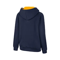 Youth Colosseum Navy West Virginia Mountaineers Lead Guitarists Pullover Hoodie