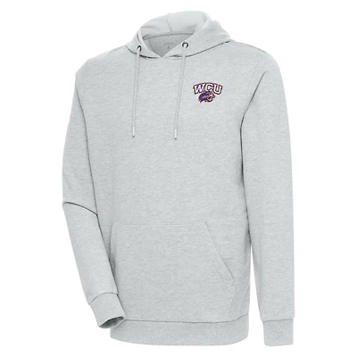 Sweat à capuche Action gris chiné pour homme des Western Carolina Catamounts d'Antigua