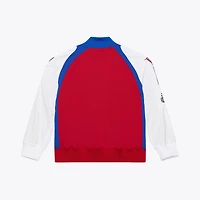 Veste Mitchell & Ness Dirk Nowitzki rouge et blanche pour homme, édition spéciale NBA All-Star Game 2006, fermeture éclair intégrale.