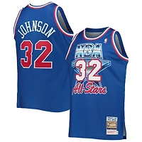 Men's Mitchell & Ness Magic Johnson Royal Western Conference Hardwood Classics 1992 NBA All-Star Game Authentic Jersey
