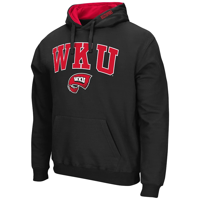 Men's Colosseum  Black Western Kentucky Hilltoppers Arch & Logo Hoodie