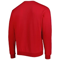 Men's Colosseum Red Western Kentucky Hilltoppers Arch Over Logo Pullover Sweatshirt
