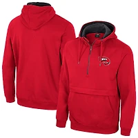 Sweat à capuche demi-zippé Colosseum Red Western Kentucky Hilltoppers pour homme
