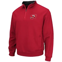Men's Colosseum Red Western Kentucky Hilltoppers Tortugas Logo Quarter-Zip Jacket