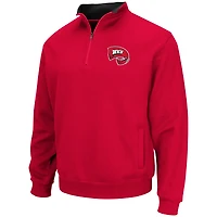Men's Colosseum Red Western Kentucky Hilltoppers Tortugas Quarter-Zip Sweatshirt
