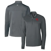 Pull zippé quart de tour à rayures Traverse pour homme, modèle Western Kentucky Hilltoppers Steel Cutter & Buck