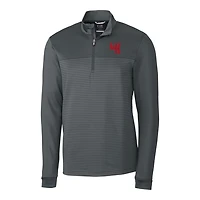 Pull zippé quart de tour à rayures Traverse pour homme, modèle Western Kentucky Hilltoppers Steel Cutter & Buck