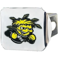 Logo Brands Wichita State Shockers Couleur sur couvercle d'attelage chromé