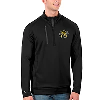 Veste à enfiler zippée quart de tour pour homme, modèle Big & Tall Generation, noire, des Wichita State Shockers d'Antigua
