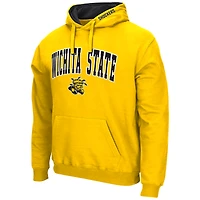 Sweat à capuche Colisée jaune Wichita State Shockers Arch & Logo 3.0 pour hommes