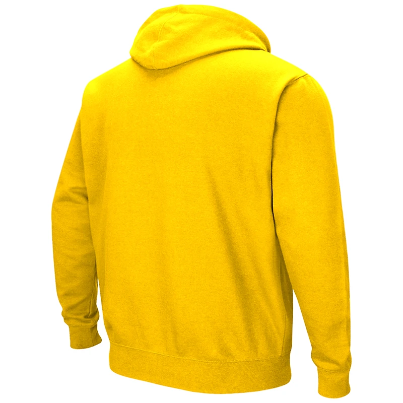 Sweat à capuche Colisée jaune Wichita State Shockers Arch & Logo 3.0 pour hommes