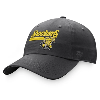TOP WICHST CHARC NCAA TOP SLICE ADJ - CHARCOAL HATMENUST