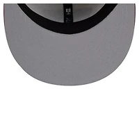 Casquette ajustée New Era 59FIFTY pour homme, beige/rouge foncé, Wichita Wind Surge Minor League Theme Nights