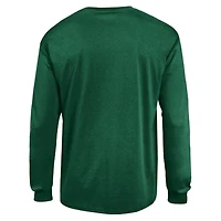 Men's Champion  Green William & Mary Tribe Team Long-Sleeve T-Shirt