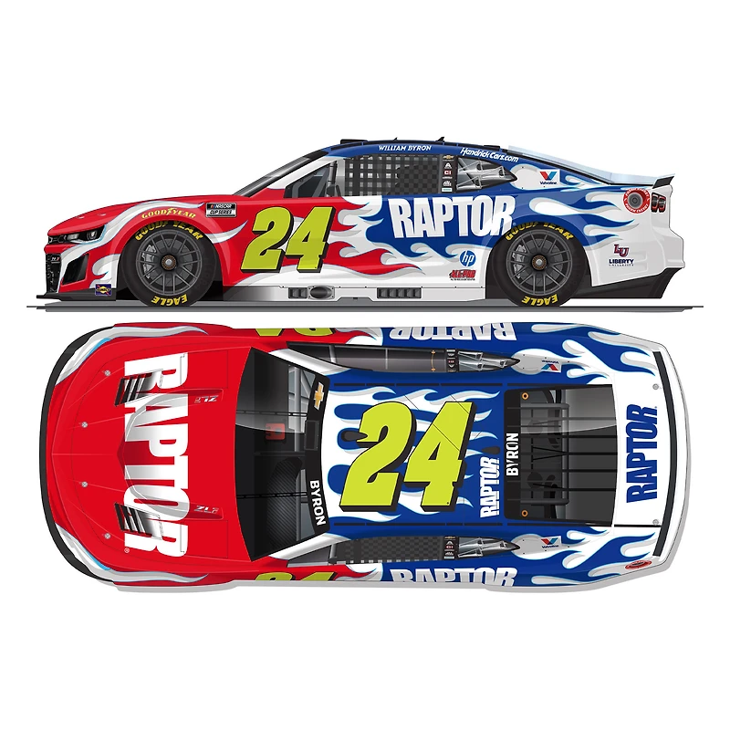 Action Racing William Byron 2026 #24 Raptor 1:24 Regular Paint Die-Cast Chevrolet Camaro ZL1