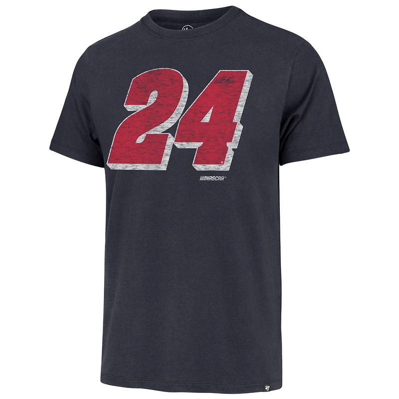 Men's '47 Black William Byron Driver Number Franklin T-Shirt