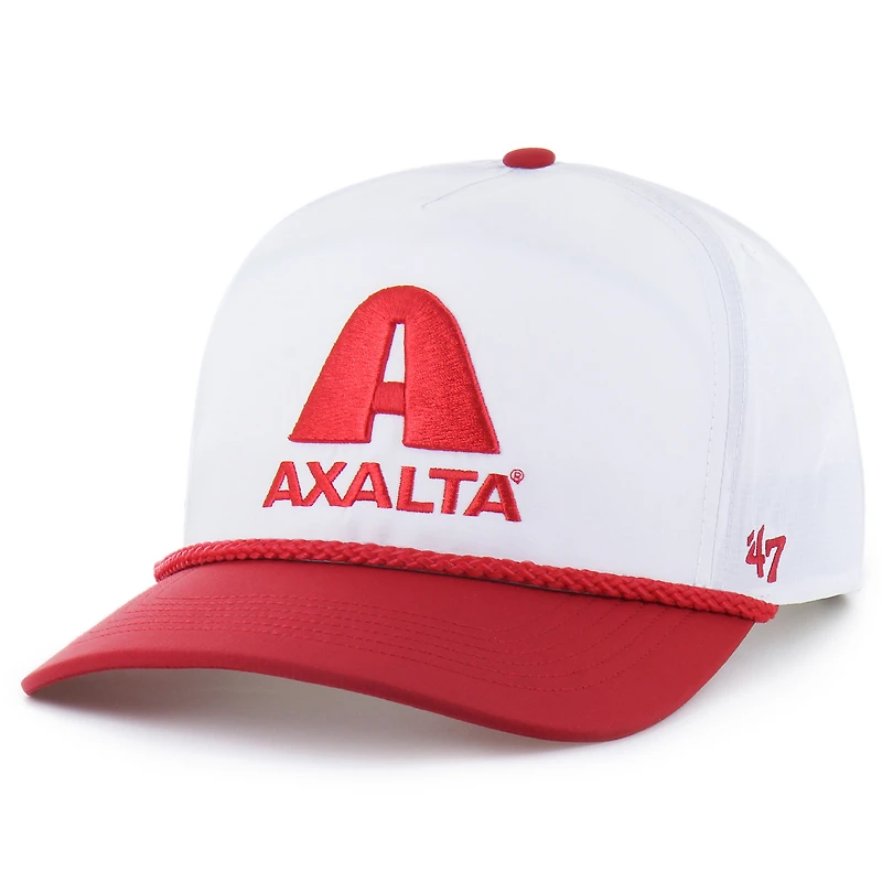 Casquette ajustable William Byron brrr° Axalta Rope Hitch pour homme, modèle 1947, blanc/rouge