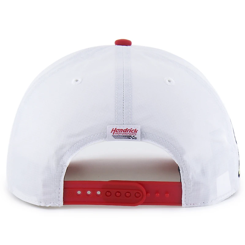 Casquette ajustable William Byron brrr° Axalta Rope Hitch pour homme, modèle 1947, blanc/rouge