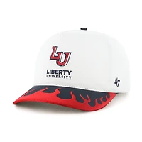 Men's '47  White/Red William Byron Flame Hitch Adjustable Hat