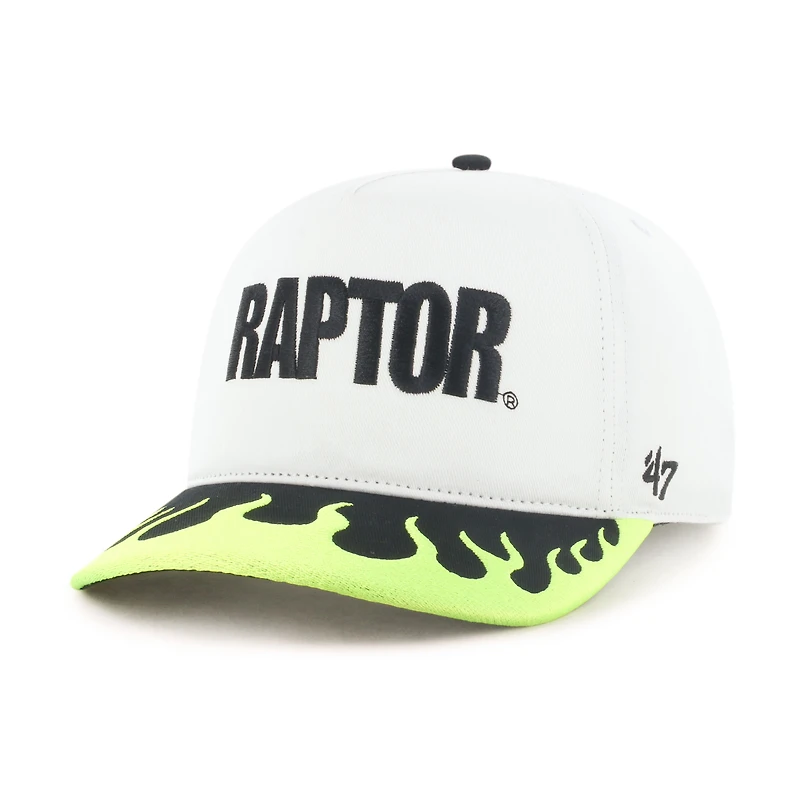 Men's '47 White/Yellow William Byron Flame Hitch Adjustable Hat