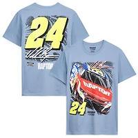 T-shirt William Byron Raptor bleu poudre classique pour homme