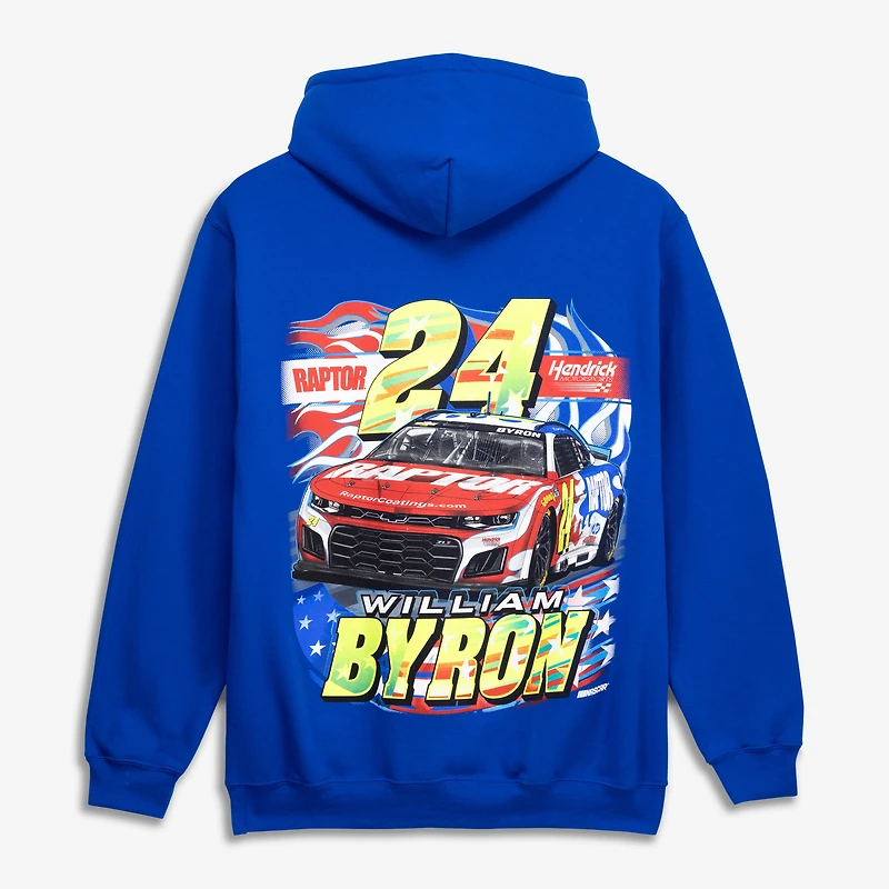 Sweat à capuche Royal William Byron n° 24 Raptor pour homme, Classic Ink