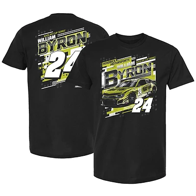 Men's Hendrick Motorsports Team Collection  Black William Byron Draft T-Shirt