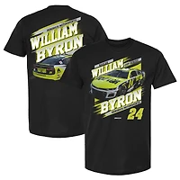 T-shirt noir pour homme de la collection Hendrick Motorsports Team, voiture William Byron Raptor