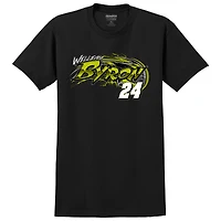 T-shirt noir William Byron Raptor pour homme, collection Hendrick Motorsports Team