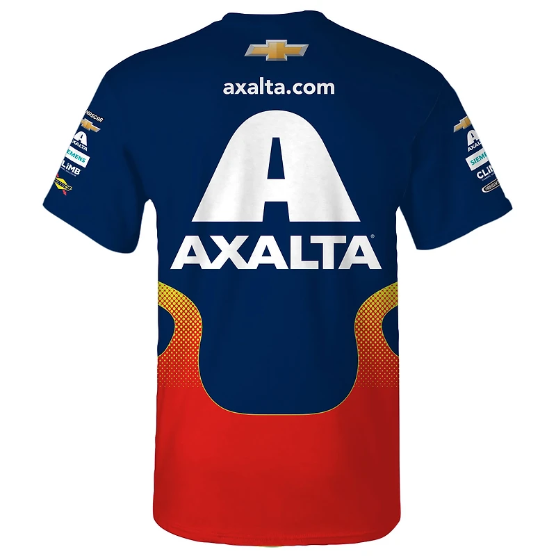 Men's Hendrick Motorsports Team Collection Blue William Byron Axalta Uniform T-Shirt