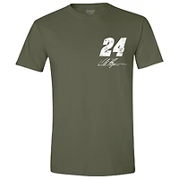 Men's Hendrick Motorsports Team Collection Green William Byron Flag T-Shirt