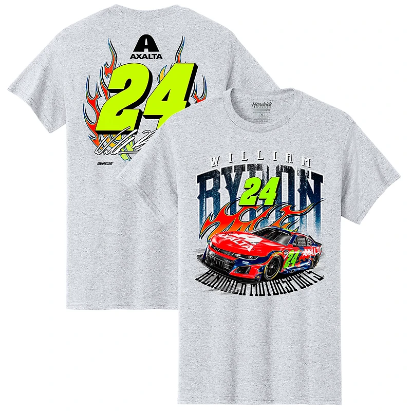 Men's Hendrick Motorsports Team Collection Heather Gray William Byron Axalta Car T-Shirt