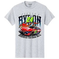 Men's Hendrick Motorsports Team Collection  Heather Gray William Byron Axalta Car T-Shirt