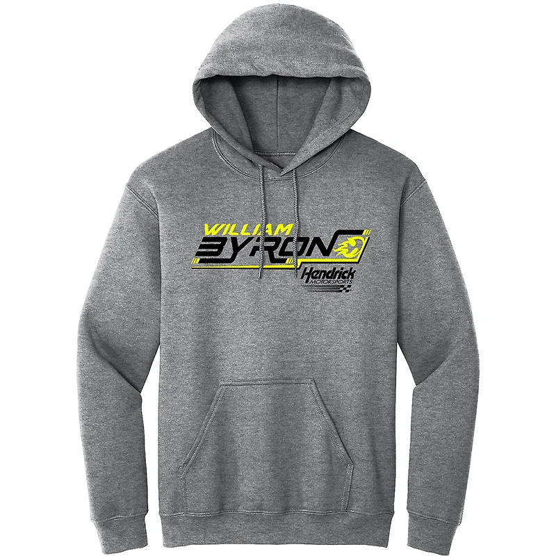 Sweat à capuche pour homme Hendrick Motorsports Team Collection Heather Grey William Byron Extreme