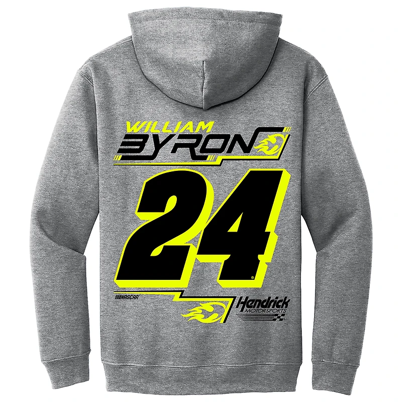 Sweat à capuche pour homme Hendrick Motorsports Team Collection Heather Grey William Byron Extreme