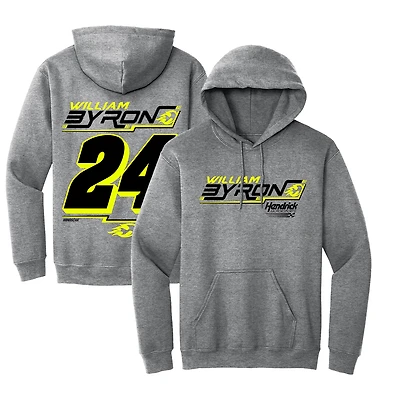 Sweat à capuche pour homme Hendrick Motorsports Team Collection Heather Grey William Byron Extreme