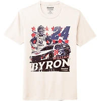 T-shirt pour homme Hendrick Motorsports Team Collection Natural William Byron Liberty University Car