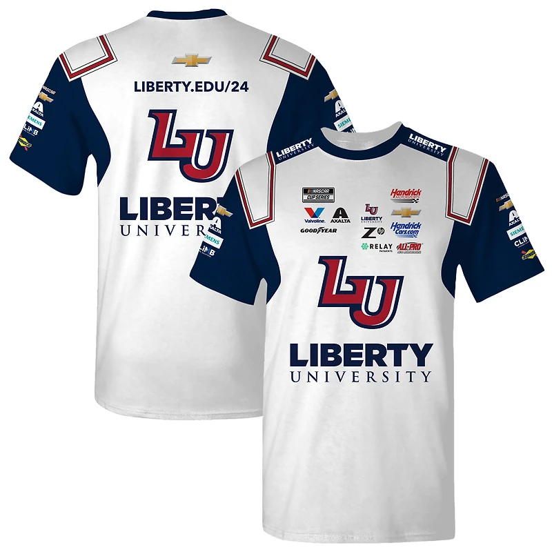 Men's Hendrick Motorsports Team Collection  Blue William Byron Axalta Uniform T-Shirt