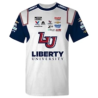 Men's Hendrick Motorsports Team Collection  White William Byron Liberty University Uniform T-Shirt